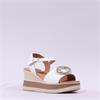 Oh My Sandals Links Platform Wedge - White